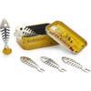 Balvi Forchettina aperitivo Conserverie Sardines Design retrò di pesce in scatola Latta/inox