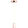 V-TAC SKU.3781 Sospensione Cromo Lampadina vt-7448, Plastica, e altro Materiaux, E27, Rosa, profondità: 60 mm