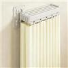 SHENGYIG Bianco Bastone per Tenda da Doccia Pieghevole Regolabile