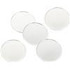 BATHVEVE 5 Pezzi Marcatore per Palline da Golf in Ferro Argento Leggero Design Semplice e Finitura Raffinata, Accessorio per Posizionamento Preciso sul Campo da Golf