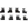 BLUE PRINT Kit accessori, Pastiglia freno ADT348601 Compatibile con: ABARTH 500/595 / 695, ALFA ROMEO MITO, AUDI A3 Cabriolet, A3 Sportback, CITROËN C1, C1 II, C4 Coupe, C4 GRAND PICASSO I, C4 I