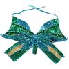Paowsietiviity Sciarpa per danza del ventre da donna sciarpe in vita sciarpa hipscarf abbigliamento festival rosso, stile B, Blu Verde, Stile C, Style C