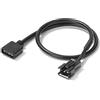 HLBEST 30 centimetri 5V 3Pin/12V 4Pin Scheda Madre RGB Adattatore Cavo di Conversione Per Computer LED Striscia Luce Filo 3Pin/4Pin Maschio Femmina