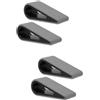 Artibetter 4 pezzi Supporto Regolabile per Laptop Rialzo Mini Portatile Antiscivolo con Dissipatore Calore e Supporto Ergonomico per Scrivania Nero e Grigio