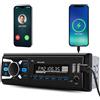 SIXTOP DAB Autoradio con sistema vivavoce Bluetooth, autoradio 1DIN con radio FM/display orologio LCD, lettore MP3