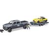 Bruder RAM 2500 Power Wagon, Trailer and Roadster Racing Team Modern