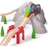 Bigjigs Rail Rocky Mountain Wooden Train Track Expansion Pack - 12 Piece Bigjigs