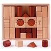 Blocchi Geometrici Legno Finitura Naturale Incastro Forme Geometriche