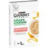 Gourmet Nature's Creations Exquisite Puree Snack 5 x 10 g - con Salmone e un pizzico di Carote