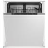 Beko BDIN14320 Lavastoviglie Da Incasso a Scomparsa Totale 13 Coperti 60 cm Classe Energetica E, 4 Programmi