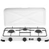 C-LINE Fornello a Gas GPL 3 bruciatori da 5,4 kW, Portatile leggero per campeggio, pic nic, uso esterno