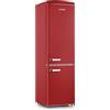Severin RKG 8917 Frigorifero RETRÒ Combinato Rosso Classe D 244 Litri
