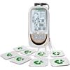 Tesmed TE-880R Plus elettrostimolatore Muscolare Ricaricabile, Ems, Tens, Massaggio