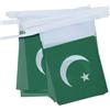 AZ FLAG Ghirlanda 6 Metri 20 Bandiere Pakistan 21x15cm, Bandiera Pakistana 15 x 21 cm - Festone Bandierine