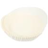 Amosfun Carta Forno Resistenti ad Alta Temperatura 100 Pezzi in Silicone Tappetini Antiaderenti e Impermeabili per Friggitrice ad Aria per Cottura e Arrosto
