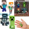 Smoby Set di mini figure in metallo Minecraft, Steve Alex Creeper Warden, 6 cm, JADA Toys