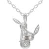 U-TREASURE Collana Pokemon Umbreon & Poke Ball Argento U-TREASURE New Blacky Jewelry JPN