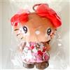 Sanrio Personaggio Hello Kitty Peluche Pouch Kogyaru Hibiscus Style Heisei Re...
