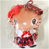 Sanrio Personaggio Hello Kitty Peluche Pouch Kogyaru Uniform Style Heisei Ret...