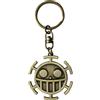 ABYSTYLE One Piece Anime Trafalgar Law 3D Heart Pirates Metal Keychain 1.7" Mang
