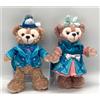 Disney Tokyo Disney 25th Jubilee Duffy & ShellieMay Peluche Portachiavi Set di 2 Gia...