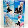 BANPRESTO Set di 4 figure BANPRESTO Re:Zero Echidna, Rem, Ram & Emilia Celestial Vivi