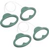 QUARKZMAN 2 Pezzi Filo per Ceramica 30 Cm Filo di Acciaio Inox Verde Scuro | Taglia Argilla Attrezzi Per Vasaio, Con Manico, Per Tagliare Formaggio Pasta Rifinitura Scultura Intagli