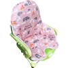 Amoxum Cuscino per sedia rialzo Chicco, in cotone, imbottito, portatile, pieghevole, per bambini (rosa)