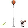 MAGIC SELECT Punching Ball Regolabile, 130-150 cm. Palla da Boxe da Terra con Rimbalzo 360° e Base Fissa. Sacco da Boxe Verticale per Allenamento Casa, Fitness, Kickboxing, Bambini e Adulti