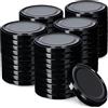 KADAX cap Tappo a Vite FI66 mm, Set di Set Set, Coperchio per cantare Adatto per Occhiali da 200 ml e 315 ml, Coperchio a Torsione con 4 Denti rast, Coperchio (50 Pezzi, Nero)