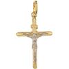 Gioielleria Lucchese Oro Croce in Oro Giallo e Bianco 803321703339