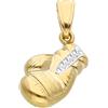 Gioielleria Lucchese Oro Ciondolo Guanto da Boxe Oro Bianco Giallo GL101662