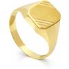 Gioielleria Lucchese Oro Anello Uomo Oro Giallo GL102354