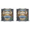 Hammerite Superia smalto metallo antiruggine interno e esterno, Ferromicaceo Marrone, 750 ml (Confezione da 2)