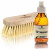 Erbecedario Kit Drenante Base, Spazzola Corpo per Spazzolatura a Secco con Olio massaggio drenante 150ml - Made in Italy