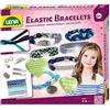 Lena 42651 Elastic Bracelets - Kit Fai da Te, Multicolore, Medio