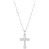 Generic LXGGUC Accessori ragazze 925 Sterling Silver Tiny and Men, vintage Sideways Danty per donne, regalo di compleanno della collana a croce