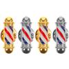 Beavorty 4 pz Spille Luce Girante Barbiere Shop Spilla Pin Tessuto Pin Spilla Decorativa Spilla Spilla Barbiere Negozio Pole Risvolto Pin Vintage Maglione Spilla di Sicurezza Piccola Spilla Decorazione