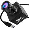 IEights Webcam manuale dello zoom della macchina fotografica 10X dello zoom dell'otturatore globale USB3.0 200FPS per il computer