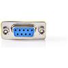 Nedis Adattatore seriale - Adattatore - D-SUB 9 pin femmina - D-SUB 9 pin femmina - Nichelato - Metallo - Scatola