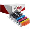 KIT 6 CARTUCCE XL COMPATIBILI CON CANON PGI-530BK CLI531BK CLI-531C CLI-531M CLI-531Y CLI-531GY NERO+COLORI - NO-NAME