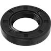 QUARKZMAN 20 x 35 x 7mm TC Olio Sigillo x Gomma Doppio Labbro per Moto Alberi Motore e Pompe Idrauliche, [Nero]