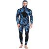 RSGXLFQZVAK Bombola Subacquea, SCR Neoprene 3mm Mute da Nuoto Muta Sub Uomo Split Snorkel Costume Bagno Pesca Subacquea Tuta Surf Attrezzatura,per Principianti(Top And Pants,L 64-78KG)