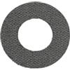 NexRen Pastiglie freno in fibra di carbonio per mulinelli da pesca e baitcasting, resistenti all'usura, rondelle di diverse dimensioni, colore nero, pezzo di ricambio per riparazione e manutenzione (24,5 x 1