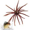 Generico Esche riccio di mare | Esca galleggiante morbida | Artificiali in silicone per spigola | Per pescatori acque salate laghi fiumi sponde laghetti di pesca banchina mare trota marina crappie