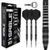 RED DRAGON - Freccette serie Sable da 23 g | Punti di commutazione alimentati da Winmau | Set di freccette in tungsteno al 90% | Torpedo Barrel | Set di freccette professionali con punta in acciaio