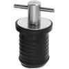 Generic Tappo di Scarico Barca 25 mm in Gomma con Manico a T in Acciaio Inox, Tappo Espansione Impermeabile per Scafo(SUS,32 mm)