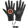 Générique Mittens riscaldanti invernali - Guanti elettrici ricaricabili USB - Guanti antivento per guida adulta uso telefono moto passeggiata cani sci