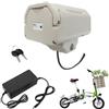 JHKJ Batteria al Litio da reggisella 36V 8Ah 10.5Ah 12Ah, Pacco Batteria al Litio per Motore di Bicicletta elettrica, batterie di Ricambio con Caricabatterie,36v12.8ah