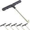 GETAJGHSD Set 6 Pezzi Ganci per Molle del Trampolino in Acciaio Inossidabile Manico Ergonomico per Attrezzature Sportive e Riparazione a Casa
